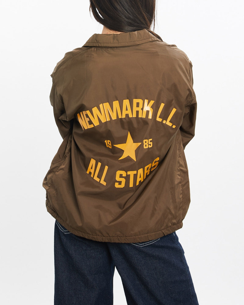 Vintage, 1985, All, Stars, Coaches, Jacket, The Real Deal, size extra small, colour Brown, newtown, sydney, australia, thrift store, opshop, preloved, secondhand, sustainable, retro, antique, 70s, 80s, 90s, 2000s, 00s, fashion, clothing, streetwear, trendy, garment, style, boutique, store, shop, archive, sale, cheap, best, top, Jackets