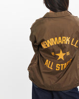 Vintage, 1985, All, Stars, Coaches, Jacket, The Real Deal, size extra small, colour Brown, newtown, sydney, australia, thrift store, opshop, preloved, secondhand, sustainable, retro, antique, 70s, 80s, 90s, 2000s, 00s, fashion, clothing, streetwear, trendy, garment, style, boutique, store, shop, archive, sale, cheap, best, top, Jackets