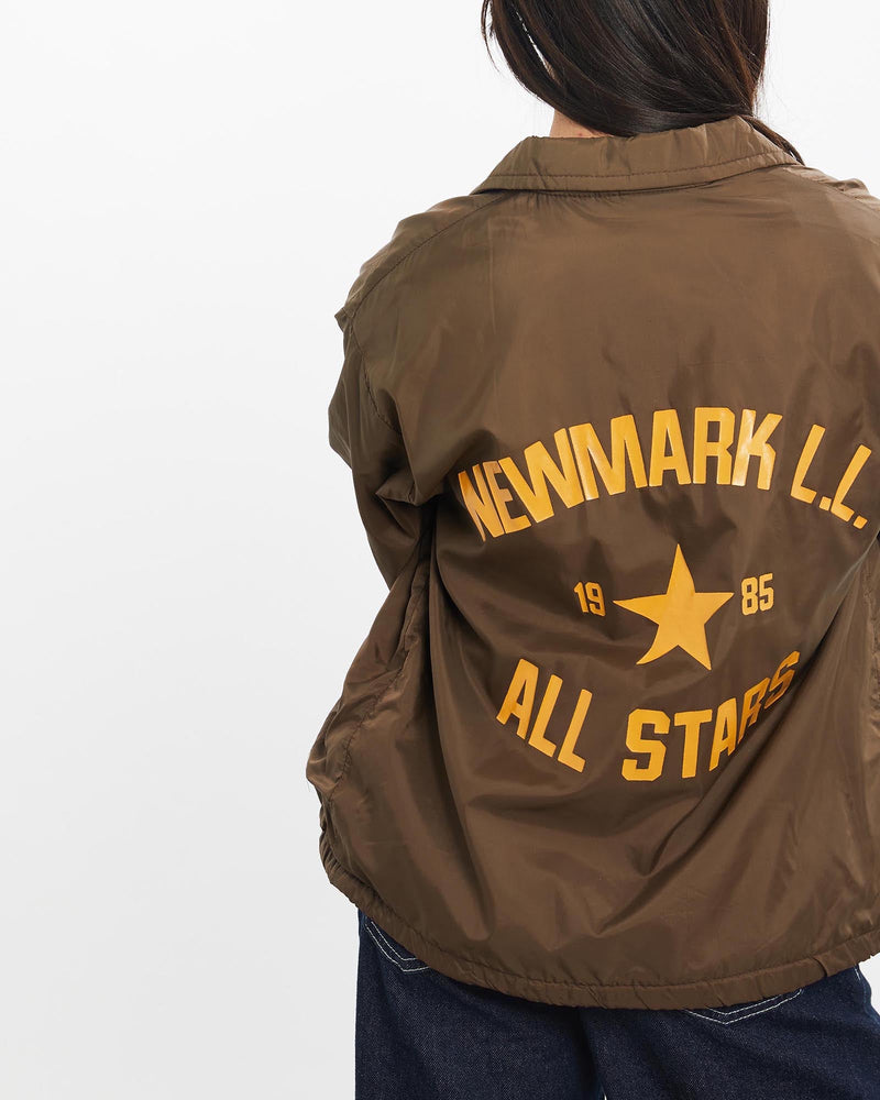 Vintage, 1985, All, Stars, Coaches, Jacket, The Real Deal, size extra small, colour Brown, newtown, sydney, australia, thrift store, opshop, preloved, secondhand, sustainable, retro, antique, 70s, 80s, 90s, 2000s, 00s, fashion, clothing, streetwear, trendy, garment, style, boutique, store, shop, archive, sale, cheap, best, top, Jackets