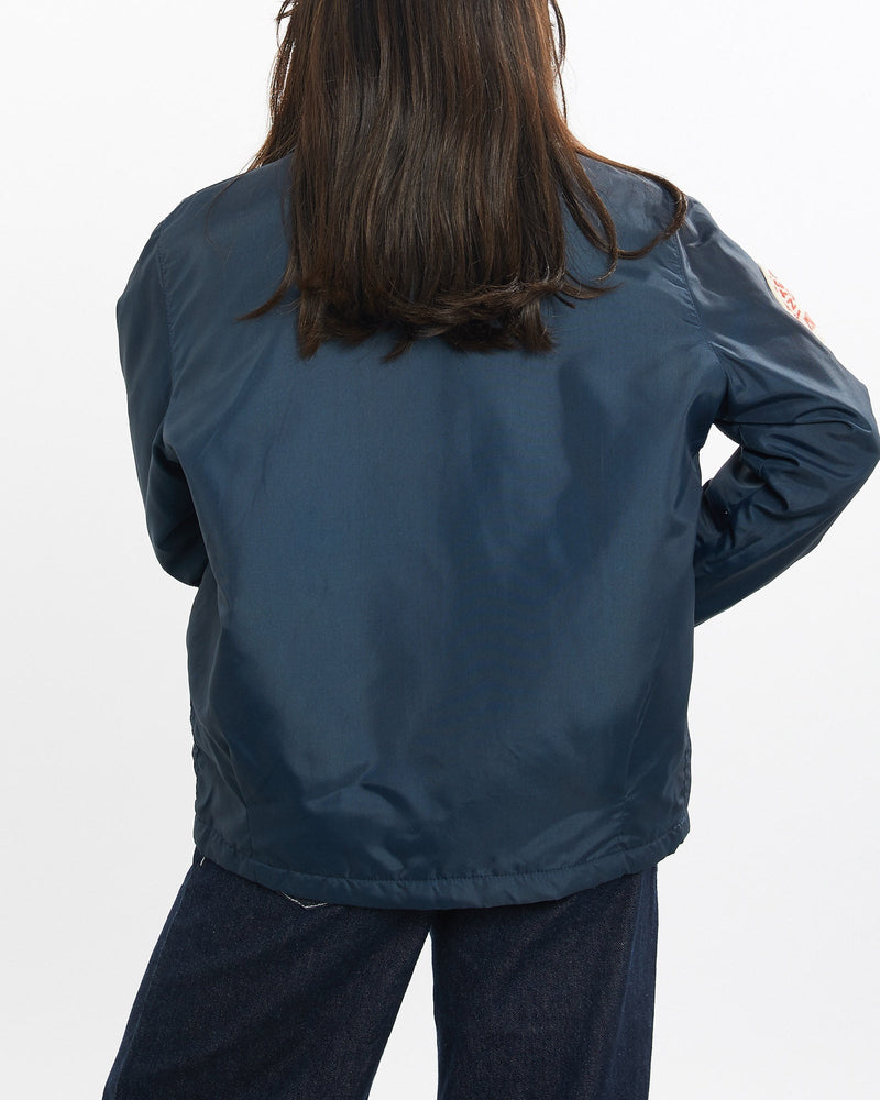 Vintage, 1973, Stratford, Police, Champs, Coaches, Jacket, The Real Deal, size double extra small, colour Navy, newtown, sydney, australia, thrift store, opshop, preloved, secondhand, sustainable, retro, antique, 70s, 80s, 90s, 2000s, 00s, fashion, clothing, streetwear, trendy, garment, style, boutique, store, shop, archive, sale, cheap, best, top, Jackets
