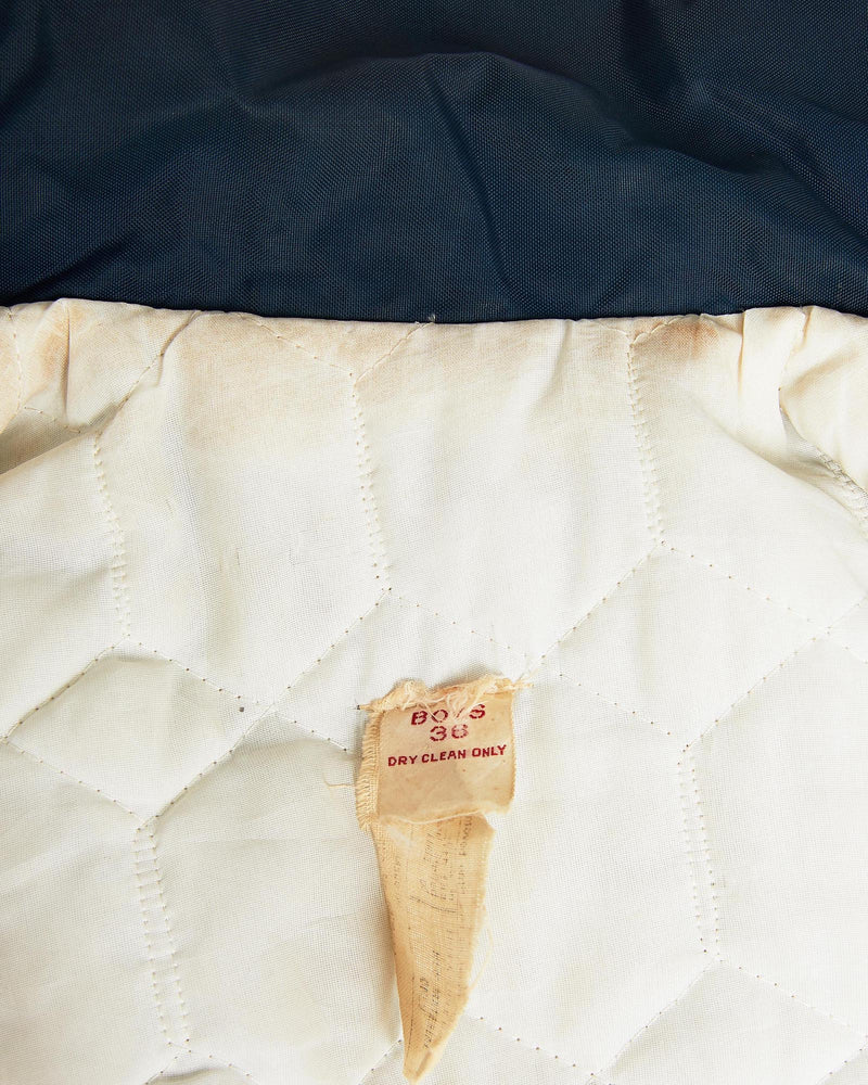 Vintage, 1973, Stratford, Police, Champs, Coaches, Jacket, The Real Deal, size double extra small, colour Navy, newtown, sydney, australia, thrift store, opshop, preloved, secondhand, sustainable, retro, antique, 70s, 80s, 90s, 2000s, 00s, fashion, clothing, streetwear, trendy, garment, style, boutique, store, shop, archive, sale, cheap, best, top, Jackets