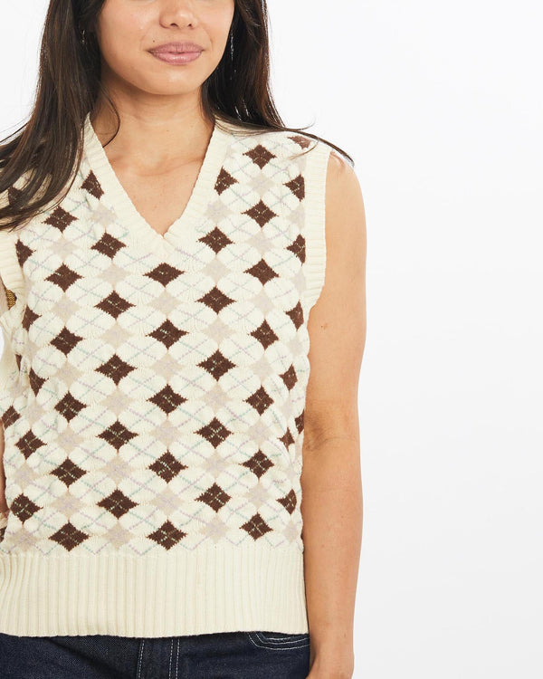 Vintage, 90s, Polo, Ralph, Lauren, Knit, Sweater, Vest, The Real Deal, size double extra small, colour Beige, newtown, sydney, australia, thrift store, opshop, preloved, secondhand, sustainable, retro, antique, 70s, 80s, 90s, 2000s, 00s, fashion, clothing, streetwear, trendy, garment, style, boutique, store, shop, archive, sale, cheap, best, top, Sweats and hoodies