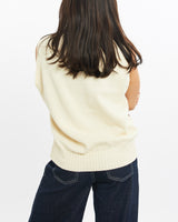 Vintage, 90s, Polo, Ralph, Lauren, Knit, Sweater, Vest, The Real Deal, size double extra small, colour Beige, newtown, sydney, australia, thrift store, opshop, preloved, secondhand, sustainable, retro, antique, 70s, 80s, 90s, 2000s, 00s, fashion, clothing, streetwear, trendy, garment, style, boutique, store, shop, archive, sale, cheap, best, top, Sweats and hoodies