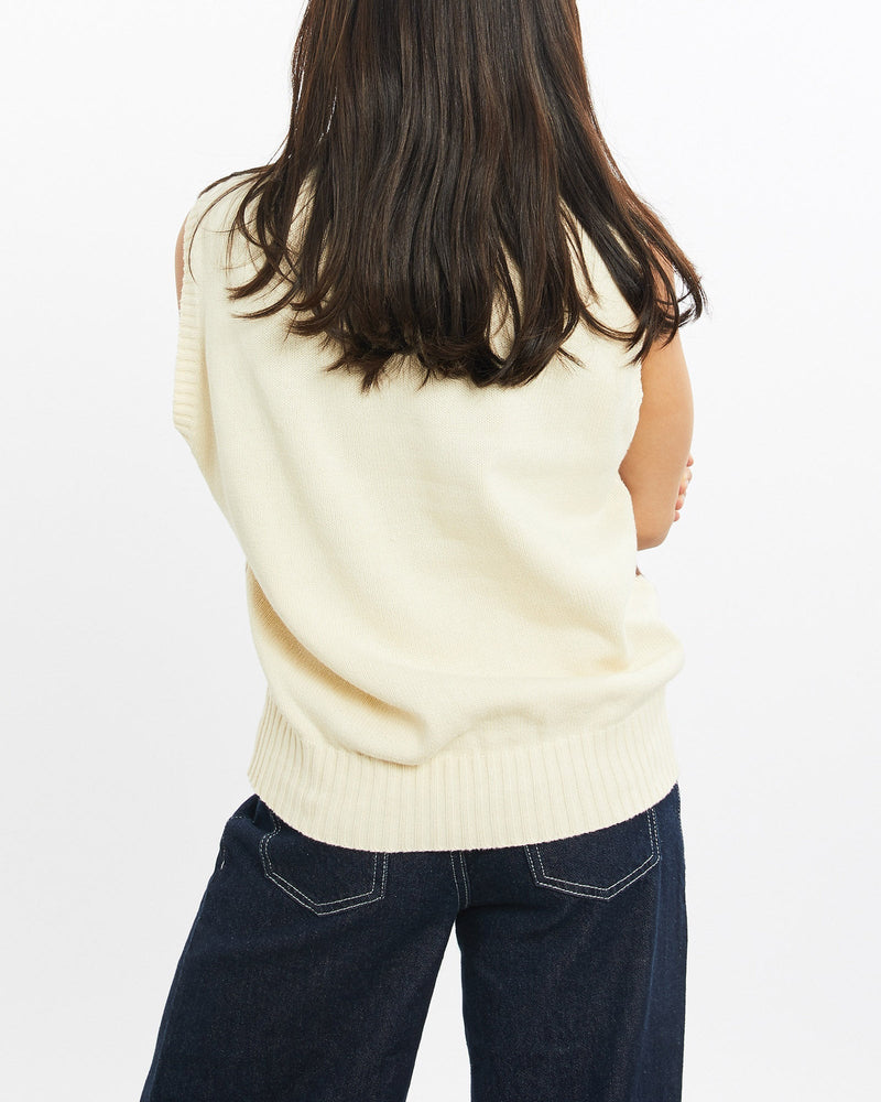 Vintage, 90s, Polo, Ralph, Lauren, Knit, Sweater, Vest, The Real Deal, size double extra small, colour Beige, newtown, sydney, australia, thrift store, opshop, preloved, secondhand, sustainable, retro, antique, 70s, 80s, 90s, 2000s, 00s, fashion, clothing, streetwear, trendy, garment, style, boutique, store, shop, archive, sale, cheap, best, top, Sweats and hoodies