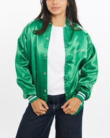 Vintage, 80s, P.A.L., Champs, Satin, Bomber, Jacket, The Real Deal, size double extra small, colour Green, newtown, sydney, australia, thrift store, opshop, preloved, secondhand, sustainable, retro, antique, 70s, 80s, 90s, 2000s, 00s, fashion, clothing, streetwear, trendy, garment, style, boutique, store, shop, archive, sale, cheap, best, top, Jackets