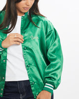 Vintage, 80s, P.A.L., Champs, Satin, Bomber, Jacket, The Real Deal, size double extra small, colour Green, newtown, sydney, australia, thrift store, opshop, preloved, secondhand, sustainable, retro, antique, 70s, 80s, 90s, 2000s, 00s, fashion, clothing, streetwear, trendy, garment, style, boutique, store, shop, archive, sale, cheap, best, top, Jackets