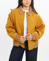 Vintage, Wool, Varsity, Jacket, The Real Deal, size extra small, colour Orange, newtown, sydney, australia, thrift store, opshop, preloved, secondhand, sustainable, retro, antique, 70s, 80s, 90s, 2000s, 00s, fashion, clothing, streetwear, trendy, garment, style, boutique, store, shop, archive, sale, cheap, best, top, Jackets
