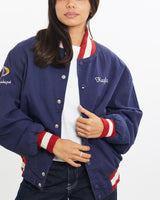 Vintage, America's, Best, National, Champion, Bomber, Jacket, The Real Deal, size double extra small, colour Navy, newtown, sydney, australia, thrift store, opshop, preloved, secondhand, sustainable, retro, antique, 70s, 80s, 90s, 2000s, 00s, fashion, clothing, streetwear, trendy, garment, style, boutique, store, shop, archive, sale, cheap, best, top, Jackets