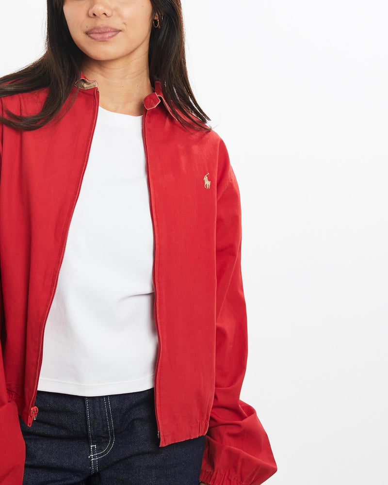 Vintage, 90s, Polo, Ralph, Lauren, Harrington, Jacket, The Real Deal, size extra small, colour Red, newtown, sydney, australia, thrift store, opshop, preloved, secondhand, sustainable, retro, antique, 70s, 80s, 90s, 2000s, 00s, fashion, clothing, streetwear, trendy, garment, style, boutique, store, shop, archive, sale, cheap, best, top, Jackets