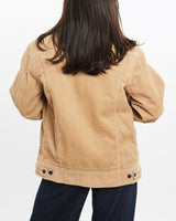 Vintage, 90s, Lee, Storm, Rider, Sherpa, Lined, Corduroy, Jacket, The Real Deal, size extra small, colour Beige, newtown, sydney, australia, thrift store, opshop, preloved, secondhand, sustainable, retro, antique, 70s, 80s, 90s, 2000s, 00s, fashion, clothing, streetwear, trendy, garment, style, boutique, store, shop, archive, sale, cheap, best, top, Jackets