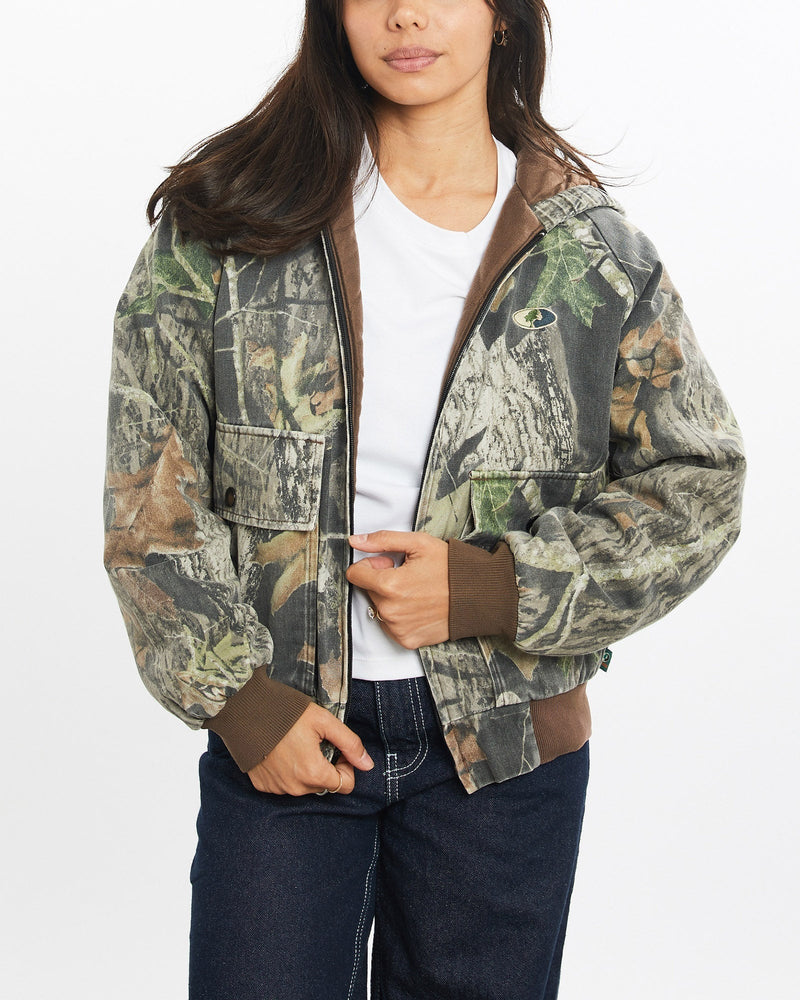 Vintage, Mossy, Oak, Realtree, Camo, Jacket, The Real Deal, size double extra small, colour Multicolour, newtown, sydney, australia, thrift store, opshop, preloved, secondhand, sustainable, retro, antique, 70s, 80s, 90s, 2000s, 00s, fashion, clothing, streetwear, trendy, garment, style, boutique, store, shop, archive, sale, cheap, best, top, Jackets