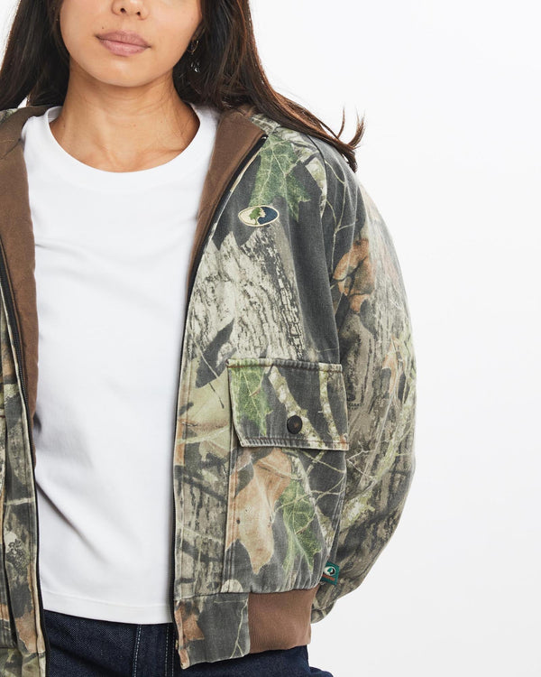 Vintage, Mossy, Oak, Realtree, Camo, Jacket, The Real Deal, size double extra small, colour Multicolour, newtown, sydney, australia, thrift store, opshop, preloved, secondhand, sustainable, retro, antique, 70s, 80s, 90s, 2000s, 00s, fashion, clothing, streetwear, trendy, garment, style, boutique, store, shop, archive, sale, cheap, best, top, Jackets