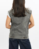Vintage, Levi's, Denim, Vest, The Real Deal, size extra small, colour Grey, newtown, sydney, australia, thrift store, opshop, preloved, secondhand, sustainable, retro, antique, 70s, 80s, 90s, 2000s, 00s, fashion, clothing, streetwear, trendy, garment, style, boutique, store, shop, archive, sale, cheap, best, top, Jackets