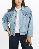 Vintage, 90s, Disney, Mickey, Mouse, Denim, Jacket, The Real Deal, size double extra small, colour Blue, newtown, sydney, australia, thrift store, opshop, preloved, secondhand, sustainable, retro, antique, 70s, 80s, 90s, 2000s, 00s, fashion, clothing, streetwear, trendy, garment, style, boutique, store, shop, archive, sale, cheap, best, top, Jackets