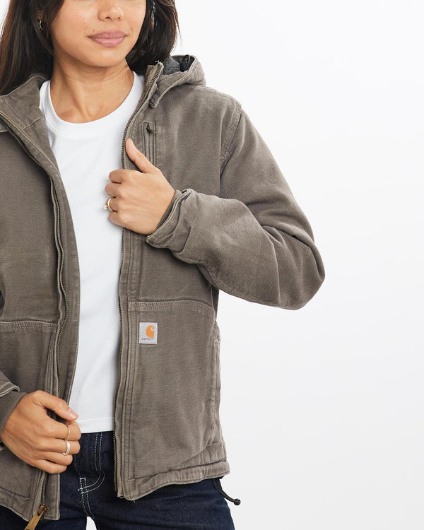 Vintage, Carhartt, Active', Jacket, The Real Deal, size double extra small, colour Grey, newtown, sydney, australia, thrift store, opshop, preloved, secondhand, sustainable, retro, antique, 70s, 80s, 90s, 2000s, 00s, fashion, clothing, streetwear, trendy, garment, style, boutique, store, shop, archive, sale, cheap, best, top, Jackets