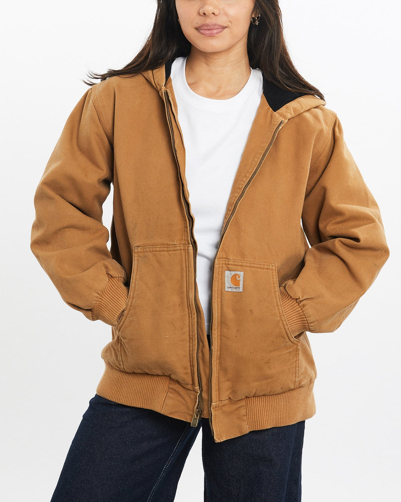 Vintage, Carhartt, Active', Jacket, The Real Deal, size double extra small, colour Brown, newtown, sydney, australia, thrift store, opshop, preloved, secondhand, sustainable, retro, antique, 70s, 80s, 90s, 2000s, 00s, fashion, clothing, streetwear, trendy, garment, style, boutique, store, shop, archive, sale, cheap, best, top, Jackets