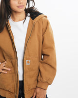 Vintage, Carhartt, Active', Jacket, The Real Deal, size double extra small, colour Brown, newtown, sydney, australia, thrift store, opshop, preloved, secondhand, sustainable, retro, antique, 70s, 80s, 90s, 2000s, 00s, fashion, clothing, streetwear, trendy, garment, style, boutique, store, shop, archive, sale, cheap, best, top, Jackets