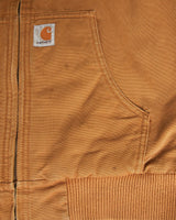 Vintage, Carhartt, Active', Jacket, The Real Deal, size double extra small, colour Brown, newtown, sydney, australia, thrift store, opshop, preloved, secondhand, sustainable, retro, antique, 70s, 80s, 90s, 2000s, 00s, fashion, clothing, streetwear, trendy, garment, style, boutique, store, shop, archive, sale, cheap, best, top, Jackets