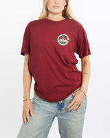 Vintage, 1995, Harley, Davidson, Richmond, Tee, The Real Deal, size small, colour Burgundy, newtown, sydney, australia, thrift store, opshop, preloved, secondhand, sustainable, retro, antique, 70s, 80s, 90s, 2000s, 00s, fashion, clothing, streetwear, trendy, garment, style, boutique, store, shop, archive, sale, cheap, best, top, T-Shirts