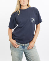 Vintage, Harley, Davidson, Tee, The Real Deal, size small, colour Navy, newtown, sydney, australia, thrift store, opshop, preloved, secondhand, sustainable, retro, antique, 70s, 80s, 90s, 2000s, 00s, fashion, clothing, streetwear, trendy, garment, style, boutique, store, shop, archive, sale, cheap, best, top, T-Shirts