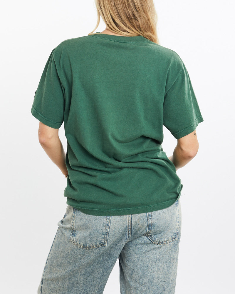 Vintage, 1998, Starter, NFL, New, York, Jets, Tee, The Real Deal, size small, colour Green, newtown, sydney, australia, thrift store, opshop, preloved, secondhand, sustainable, retro, antique, 70s, 80s, 90s, 2000s, 00s, fashion, clothing, streetwear, trendy, garment, style, boutique, store, shop, archive, sale, cheap, best, top, T-Shirts