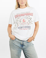 Vintage, 2004, MLB, Boston, Red, Sox, Tee, The Real Deal, size small, colour White, newtown, sydney, australia, thrift store, opshop, preloved, secondhand, sustainable, retro, antique, 70s, 80s, 90s, 2000s, 00s, fashion, clothing, streetwear, trendy, garment, style, boutique, store, shop, archive, sale, cheap, best, top, T-Shirts