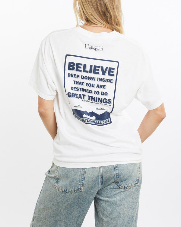 Vintage, Nike, NCAA, Penn, State, Nittany, Lions, Tee, The Real Deal, size small, colour White, newtown, sydney, australia, thrift store, opshop, preloved, secondhand, sustainable, retro, antique, 70s, 80s, 90s, 2000s, 00s, fashion, clothing, streetwear, trendy, garment, style, boutique, store, shop, archive, sale, cheap, best, top, T-Shirts