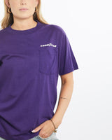 Vintage, 80s, Goodyear, Tee, The Real Deal, size small, colour Purple, newtown, sydney, australia, thrift store, opshop, preloved, secondhand, sustainable, retro, antique, 70s, 80s, 90s, 2000s, 00s, fashion, clothing, streetwear, trendy, garment, style, boutique, store, shop, archive, sale, cheap, best, top, T-Shirts