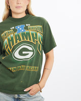 Vintage, 1995, NFL, Green, Bay, Packers, Tee, The Real Deal, size small, colour Green, newtown, sydney, australia, thrift store, opshop, preloved, secondhand, sustainable, retro, antique, 70s, 80s, 90s, 2000s, 00s, fashion, clothing, streetwear, trendy, garment, style, boutique, store, shop, archive, sale, cheap, best, top, T-Shirts