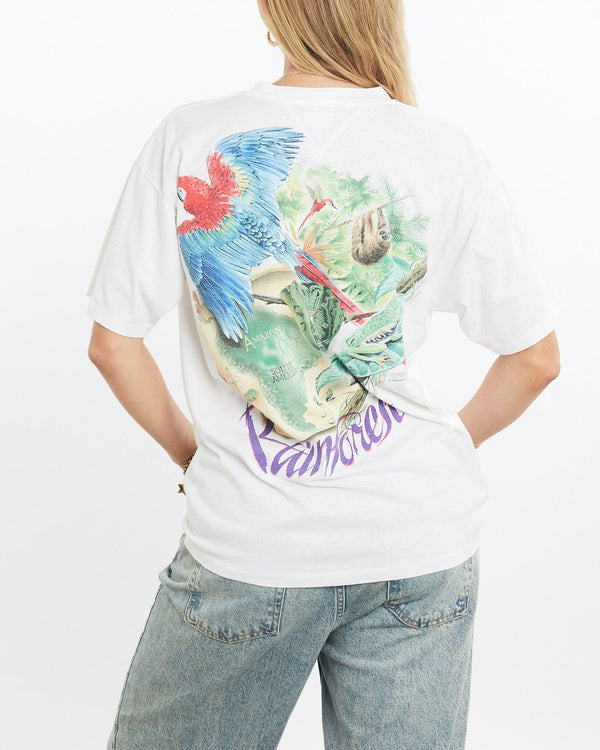 Vintage, 90s, Nashville, Zoo, Wildlife, Tee, The Real Deal, size small, colour White, newtown, sydney, australia, thrift store, opshop, preloved, secondhand, sustainable, retro, antique, 70s, 80s, 90s, 2000s, 00s, fashion, clothing, streetwear, trendy, garment, style, boutique, store, shop, archive, sale, cheap, best, top, T-Shirts