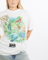 Vintage, 90s, Nashville, Zoo, Wildlife, Tee, The Real Deal, size small, colour White, newtown, sydney, australia, thrift store, opshop, preloved, secondhand, sustainable, retro, antique, 70s, 80s, 90s, 2000s, 00s, fashion, clothing, streetwear, trendy, garment, style, boutique, store, shop, archive, sale, cheap, best, top, T-Shirts