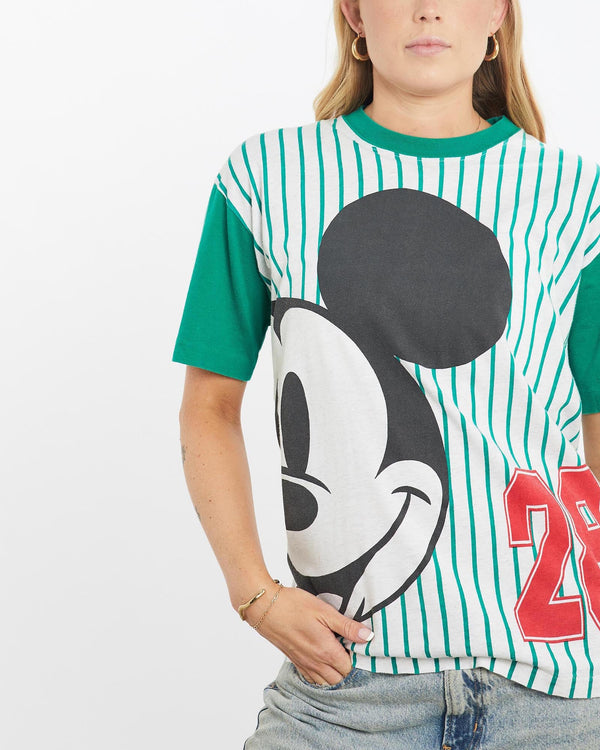 Vintage, 90s, Disney, Mickey, Mouse, Tee, The Real Deal, size small, colour Multicolour, newtown, sydney, australia, thrift store, opshop, preloved, secondhand, sustainable, retro, antique, 70s, 80s, 90s, 2000s, 00s, fashion, clothing, streetwear, trendy, garment, style, boutique, store, shop, archive, sale, cheap, best, top, T-Shirts