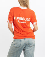 Vintage, 70s, Florigold, Farms, Tee, The Real Deal, size small, colour Orange, newtown, sydney, australia, thrift store, opshop, preloved, secondhand, sustainable, retro, antique, 70s, 80s, 90s, 2000s, 00s, fashion, clothing, streetwear, trendy, garment, style, boutique, store, shop, archive, sale, cheap, best, top, T-Shirts