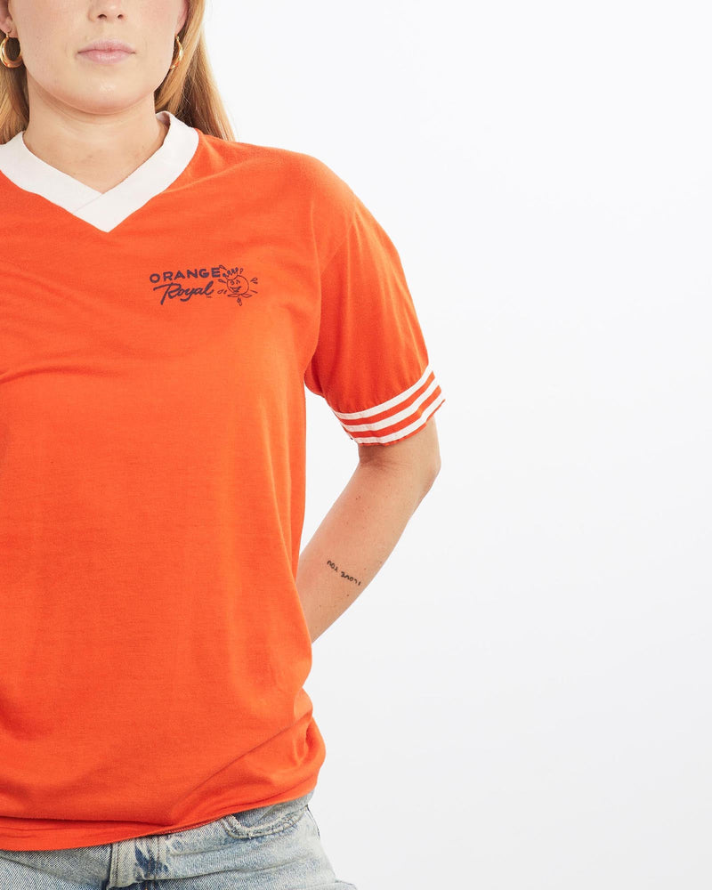 Vintage, 70s, Florigold, Farms, Tee, The Real Deal, size small, colour Orange, newtown, sydney, australia, thrift store, opshop, preloved, secondhand, sustainable, retro, antique, 70s, 80s, 90s, 2000s, 00s, fashion, clothing, streetwear, trendy, garment, style, boutique, store, shop, archive, sale, cheap, best, top, T-Shirts