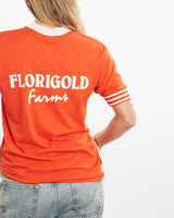 Vintage, 70s, Florigold, Farms, Tee, The Real Deal, size small, colour Orange, newtown, sydney, australia, thrift store, opshop, preloved, secondhand, sustainable, retro, antique, 70s, 80s, 90s, 2000s, 00s, fashion, clothing, streetwear, trendy, garment, style, boutique, store, shop, archive, sale, cheap, best, top, T-Shirts