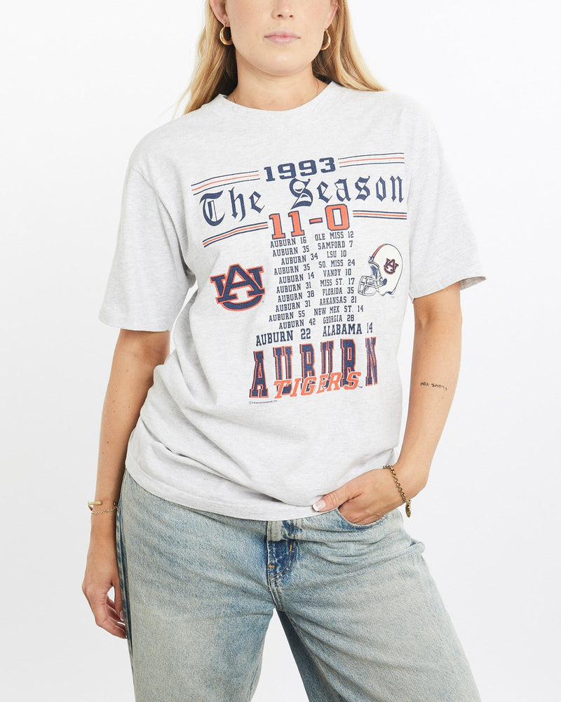 Vintage, 1993, NCAA, Auburn, Tigers, Tee, The Real Deal, size small, colour Grey, newtown, sydney, australia, thrift store, opshop, preloved, secondhand, sustainable, retro, antique, 70s, 80s, 90s, 2000s, 00s, fashion, clothing, streetwear, trendy, garment, style, boutique, store, shop, archive, sale, cheap, best, top, T-Shirts