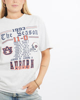 Vintage, 1993, NCAA, Auburn, Tigers, Tee, The Real Deal, size small, colour Grey, newtown, sydney, australia, thrift store, opshop, preloved, secondhand, sustainable, retro, antique, 70s, 80s, 90s, 2000s, 00s, fashion, clothing, streetwear, trendy, garment, style, boutique, store, shop, archive, sale, cheap, best, top, T-Shirts