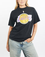 Vintage, NBA, Los, Angeles, Lakers, Tee, The Real Deal, size small, colour Black, newtown, sydney, australia, thrift store, opshop, preloved, secondhand, sustainable, retro, antique, 70s, 80s, 90s, 2000s, 00s, fashion, clothing, streetwear, trendy, garment, style, boutique, store, shop, archive, sale, cheap, best, top, T-Shirts