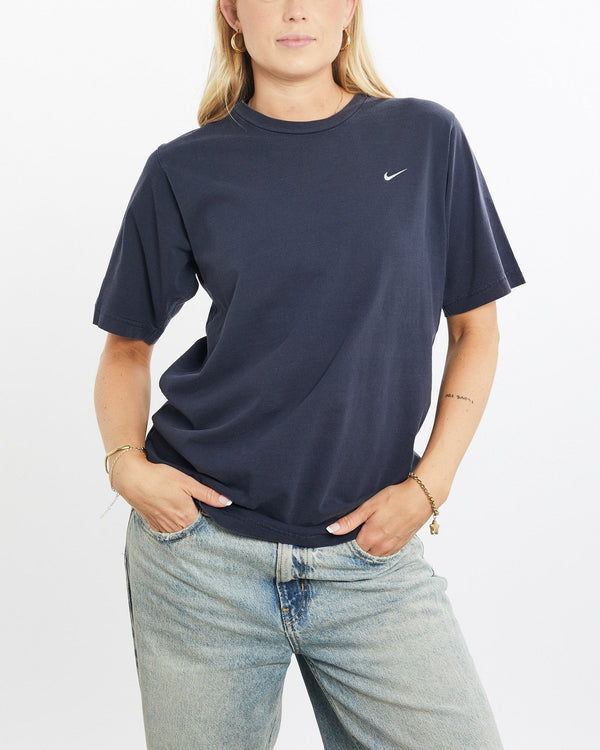 Vintage, 90s, Nike, Tee, The Real Deal, size small, colour Navy, newtown, sydney, australia, thrift store, opshop, preloved, secondhand, sustainable, retro, antique, 70s, 80s, 90s, 2000s, 00s, fashion, clothing, streetwear, trendy, garment, style, boutique, store, shop, archive, sale, cheap, best, top, T-Shirts