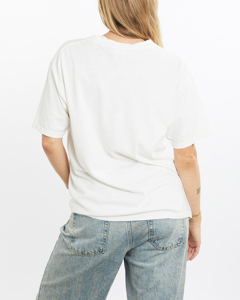 Vintage, 90s, Hard, Rock, Cafe, Cancun, Tee, The Real Deal, size small, colour White, newtown, sydney, australia, thrift store, opshop, preloved, secondhand, sustainable, retro, antique, 70s, 80s, 90s, 2000s, 00s, fashion, clothing, streetwear, trendy, garment, style, boutique, store, shop, archive, sale, cheap, best, top, T-Shirts