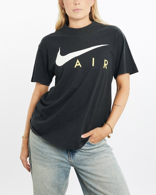 Vintage, 90s, Nike, Tee, The Real Deal, size small, colour Black, newtown, sydney, australia, thrift store, opshop, preloved, secondhand, sustainable, retro, antique, 70s, 80s, 90s, 2000s, 00s, fashion, clothing, streetwear, trendy, garment, style, boutique, store, shop, archive, sale, cheap, best, top, T-Shirts