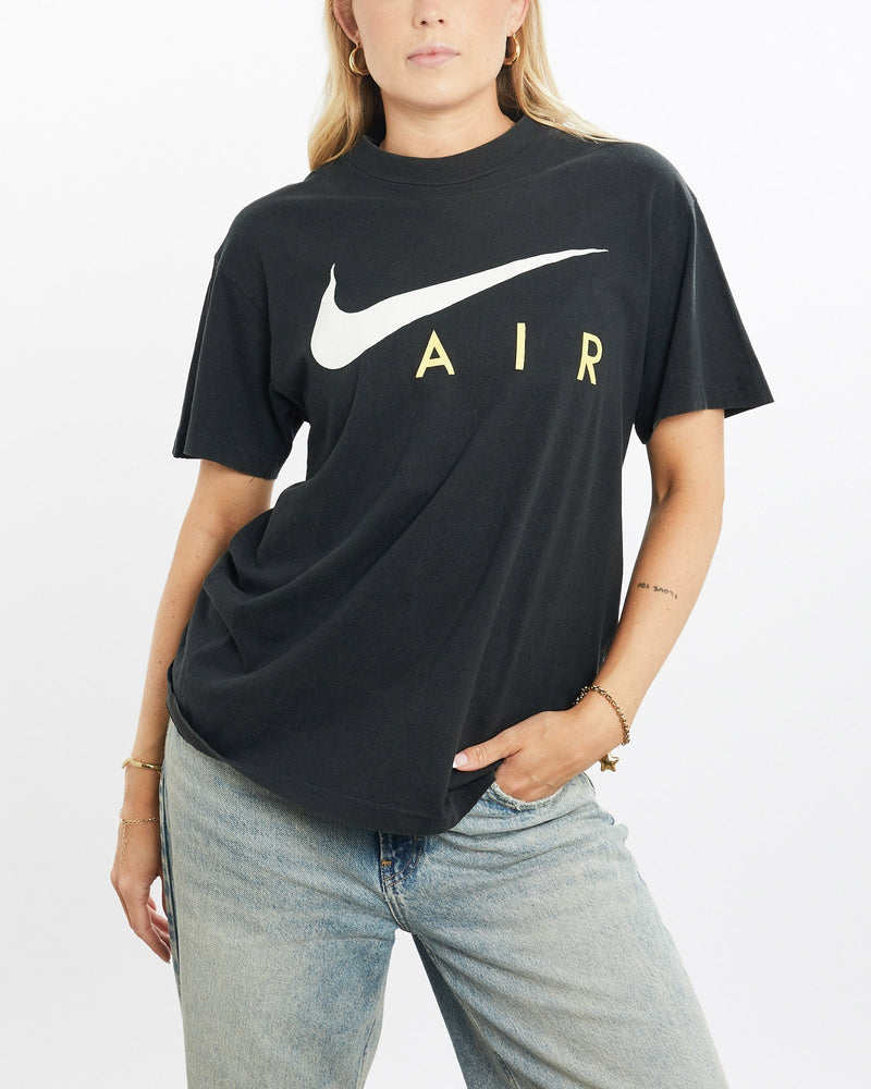 Vintage, 90s, Nike, Tee, The Real Deal, size small, colour Black, newtown, sydney, australia, thrift store, opshop, preloved, secondhand, sustainable, retro, antique, 70s, 80s, 90s, 2000s, 00s, fashion, clothing, streetwear, trendy, garment, style, boutique, store, shop, archive, sale, cheap, best, top, T-Shirts