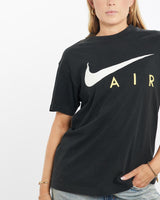 Vintage, 90s, Nike, Tee, The Real Deal, size small, colour Black, newtown, sydney, australia, thrift store, opshop, preloved, secondhand, sustainable, retro, antique, 70s, 80s, 90s, 2000s, 00s, fashion, clothing, streetwear, trendy, garment, style, boutique, store, shop, archive, sale, cheap, best, top, T-Shirts