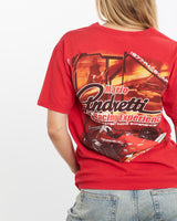 Vintage, Mario, Andretti, F1, Racing, Experience, Tee, The Real Deal, size small, colour Red, newtown, sydney, australia, thrift store, opshop, preloved, secondhand, sustainable, retro, antique, 70s, 80s, 90s, 2000s, 00s, fashion, clothing, streetwear, trendy, garment, style, boutique, store, shop, archive, sale, cheap, best, top, T-Shirts