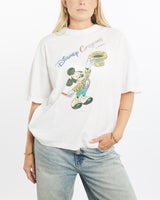 Vintage, 90s, Disney, Mickey, Mouse, Tee, The Real Deal, size small, colour White, newtown, sydney, australia, thrift store, opshop, preloved, secondhand, sustainable, retro, antique, 70s, 80s, 90s, 2000s, 00s, fashion, clothing, streetwear, trendy, garment, style, boutique, store, shop, archive, sale, cheap, best, top, T-Shirts