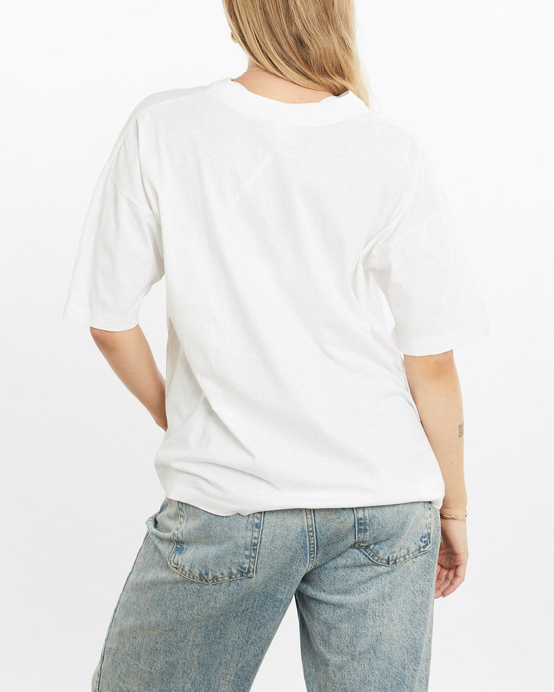 Vintage, 90s, Disney, Mickey, Mouse, Tee, The Real Deal, size small, colour White, newtown, sydney, australia, thrift store, opshop, preloved, secondhand, sustainable, retro, antique, 70s, 80s, 90s, 2000s, 00s, fashion, clothing, streetwear, trendy, garment, style, boutique, store, shop, archive, sale, cheap, best, top, T-Shirts