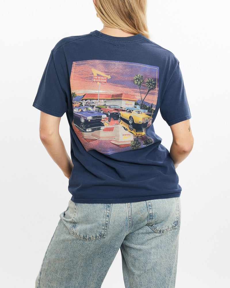 Vintage, In-N-Out, Burger, Arizona, Tee, The Real Deal, size small, colour Navy, newtown, sydney, australia, thrift store, opshop, preloved, secondhand, sustainable, retro, antique, 70s, 80s, 90s, 2000s, 00s, fashion, clothing, streetwear, trendy, garment, style, boutique, store, shop, archive, sale, cheap, best, top, T-Shirts