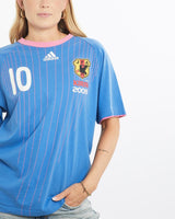 Vintage, Adidas, Japan, Kirin, Jersey, Tee, The Real Deal, size small, colour Blue, newtown, sydney, australia, thrift store, opshop, preloved, secondhand, sustainable, retro, antique, 70s, 80s, 90s, 2000s, 00s, fashion, clothing, streetwear, trendy, garment, style, boutique, store, shop, archive, sale, cheap, best, top, T-Shirts