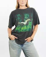 Vintage, 90s, Horse, Wildlife, Tee, The Real Deal, size medium, colour Grey, newtown, sydney, australia, thrift store, opshop, preloved, secondhand, sustainable, retro, antique, 70s, 80s, 90s, 2000s, 00s, fashion, clothing, streetwear, trendy, garment, style, boutique, store, shop, archive, sale, cheap, best, top, T-Shirts