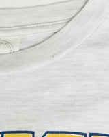 Vintage, 90s, University, Of, Michigan, Tee, The Real Deal, size small, colour Grey, newtown, sydney, australia, thrift store, opshop, preloved, secondhand, sustainable, retro, antique, 70s, 80s, 90s, 2000s, 00s, fashion, clothing, streetwear, trendy, garment, style, boutique, store, shop, archive, sale, cheap, best, top, T-Shirts